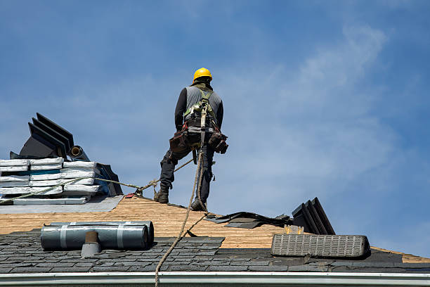 Professional Flat Roof Repair technician working in Bryn Mawr, PA